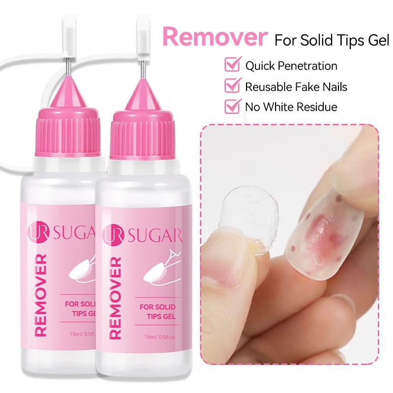 UR Açúcar 15ml Removedor De Cola De Unhas Para Imprensa Em Remove Facilmente Pontas Falsas Adesivos Sólidos Gel De Ponta