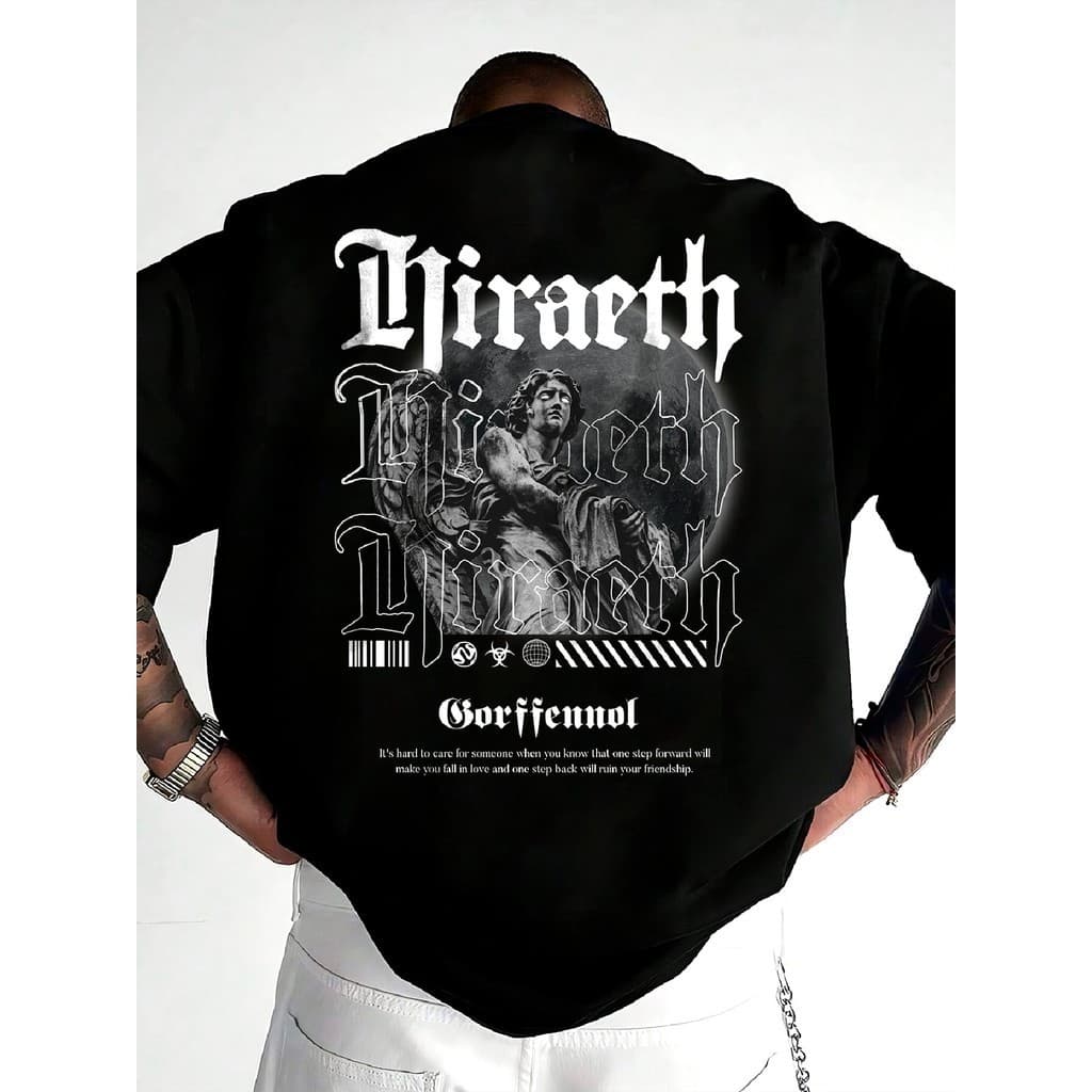 Camiseta Premium em Algodão Puro Camiseta Oversized Streetwear Algodão Camisa Estampada Unissex camiseta masculina