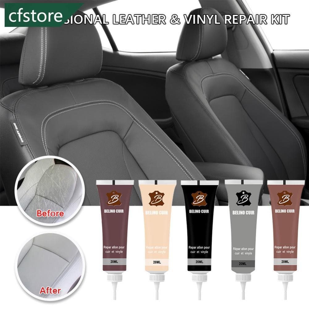 CFSTORE 20Ml Reparação De Carro Arranhões Rachaduras Gel De Reparo De Couro Casa Assento Sofá Complementar Remodelação C