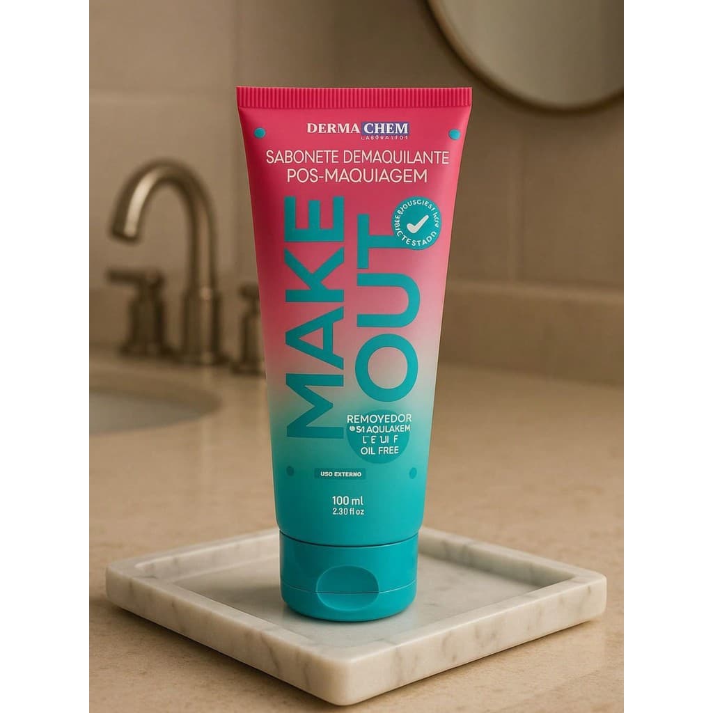 Sabonete Demaquilante Pós-Maquiagem Derma Chem – 100ml