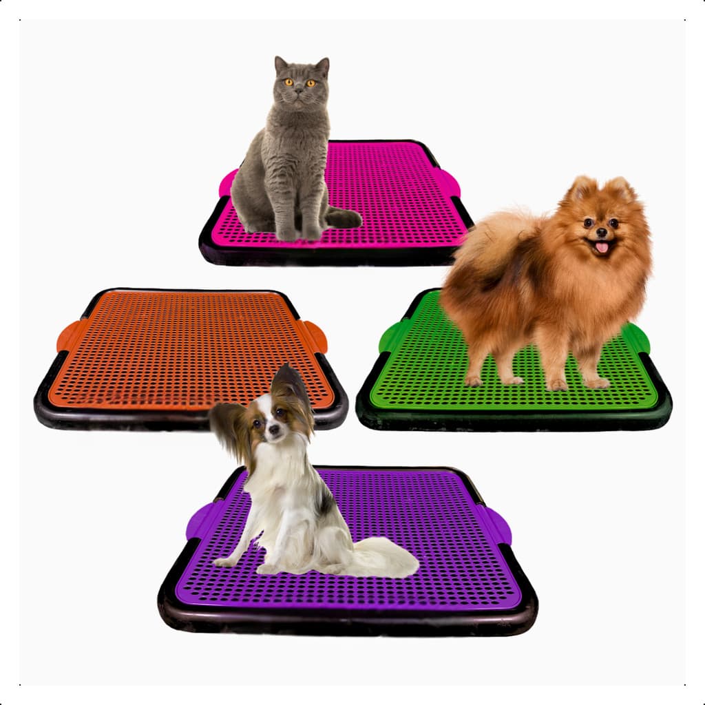 Bandeja Sanitária Para Cães e Gatos Pipi Center Neon