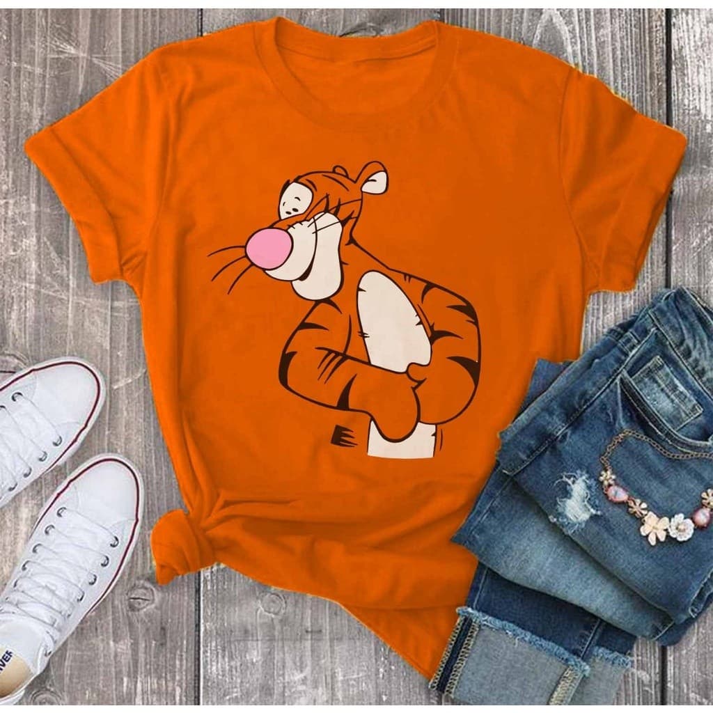 camisa camiseta Tigrão  Feminina estampada personagem desenho 100% algodao