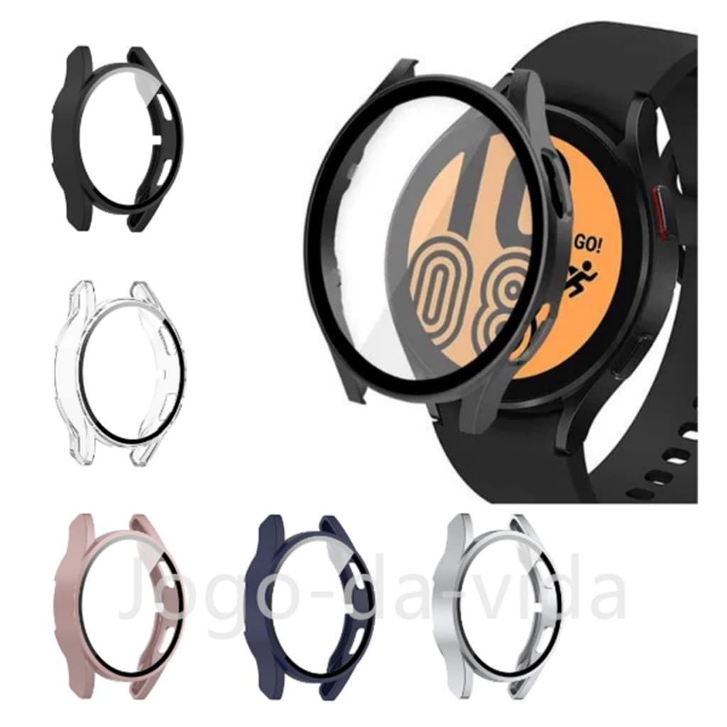 Capa Case Película De Vidro Protetora Para Samsung Galaxy Relógio watch 4/watch 5 40mm/44mm DK store DK store