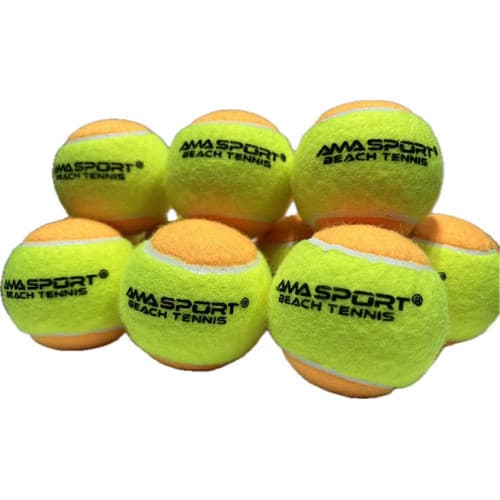 Pack 10 Bolinhas Bola De Beach Tennis Ama Sport Premium Pro