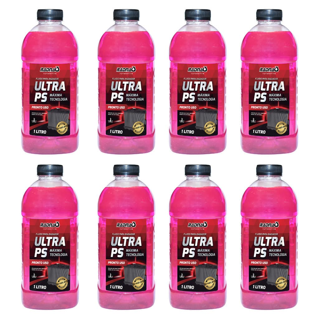 Aditivo Radiador Rosa Pronto Uso Radnaq Ultra Ps - 8L