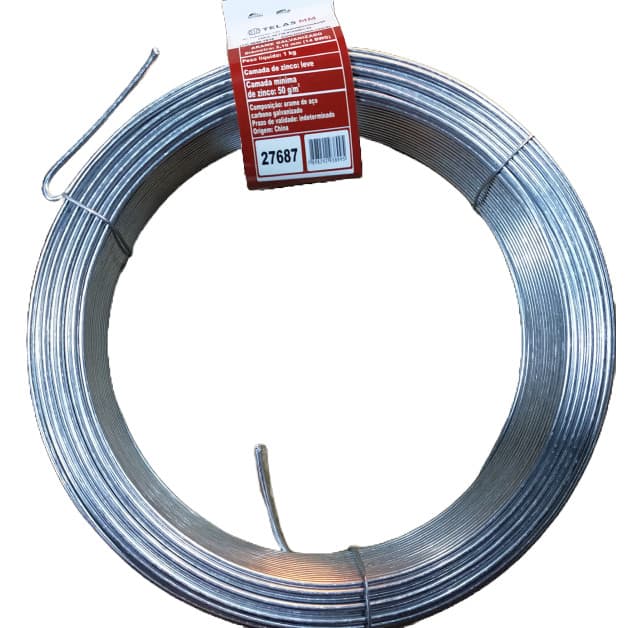 Arame Galvanizado 14 Bwg  - 2,10mm 1kg