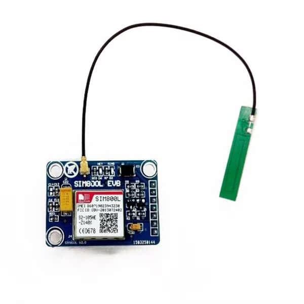 Novo Módulo SIM800L GPRS GSM Com Antena PCB Placa SIM Quad band Para MCU Arduino