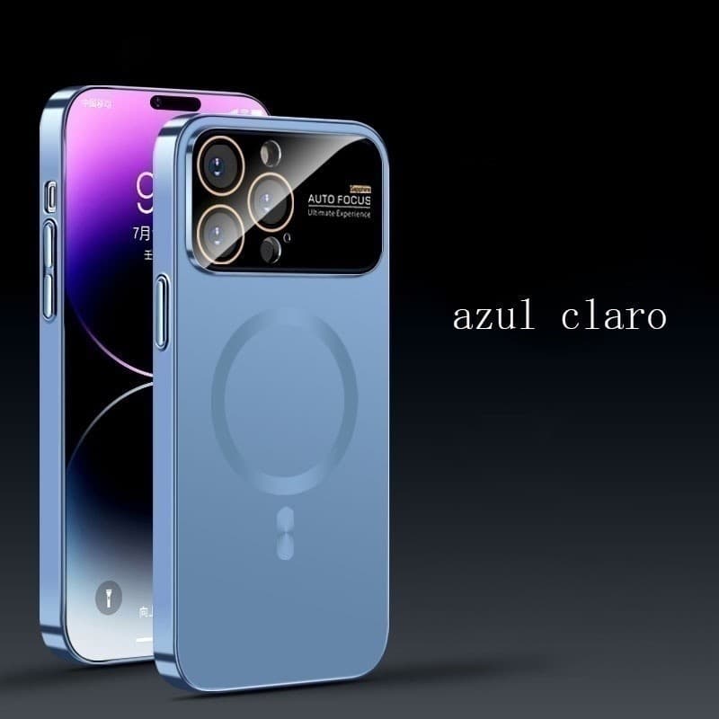 capa capinha AUTO FOCUS slimmagnética iphone14 14pro 14promax iphone13  13pro 13promax  iphonexr silicone ag original glass presente new traseira na caixa