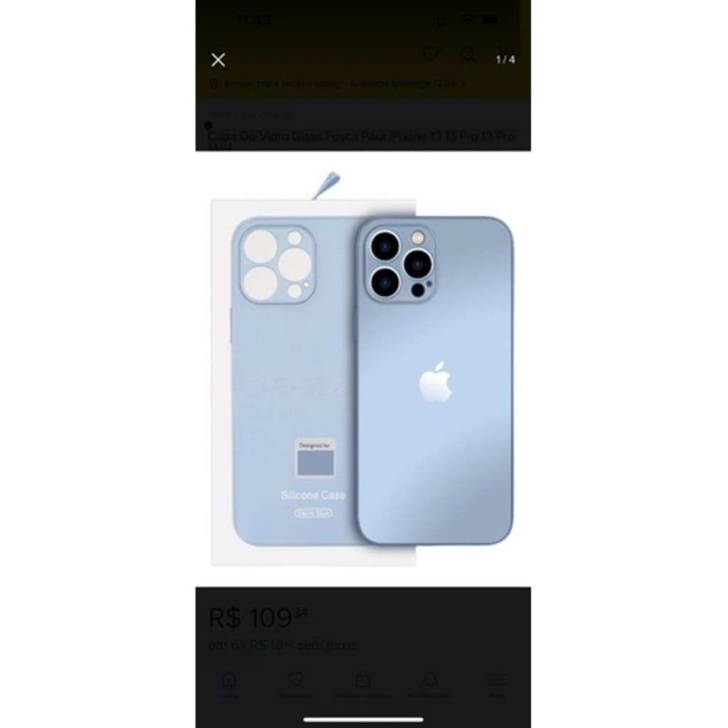 Capa Glass De Vidro Para Fosca iPhone 11 12 12pro 12promax 13 13 Pro 13 Pro Max 14 14plus 14promax