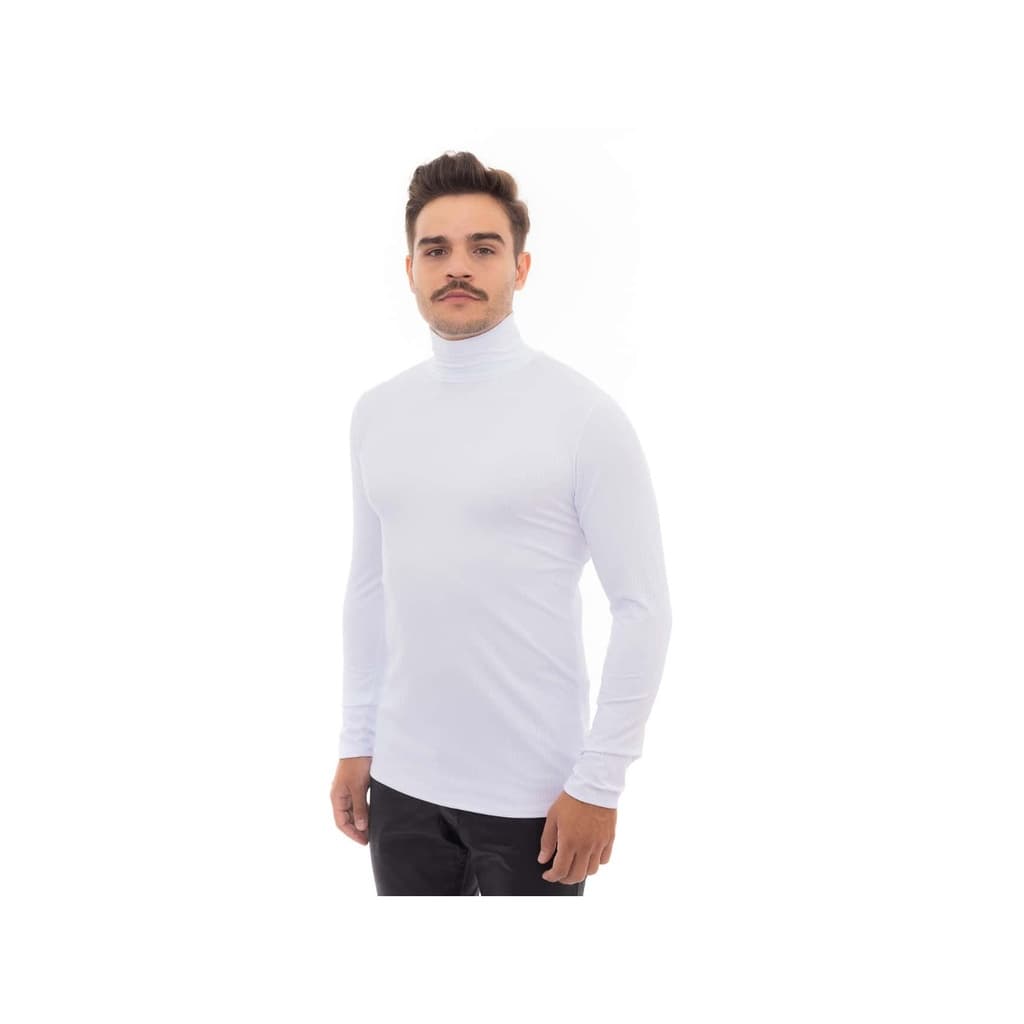 Malha Masculina Gola ACacharrel Canelada Segunda Pele