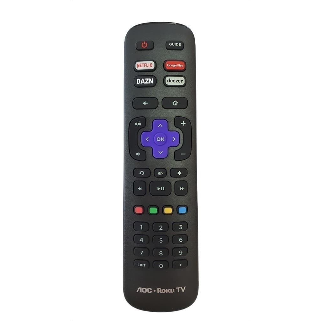 Controle Remoto TV Smart AOC Roku 32S5195/78G 43S5195/78G Netflix GloboPlay DAZN Deezer SKY-9091 - Substituto Compatível