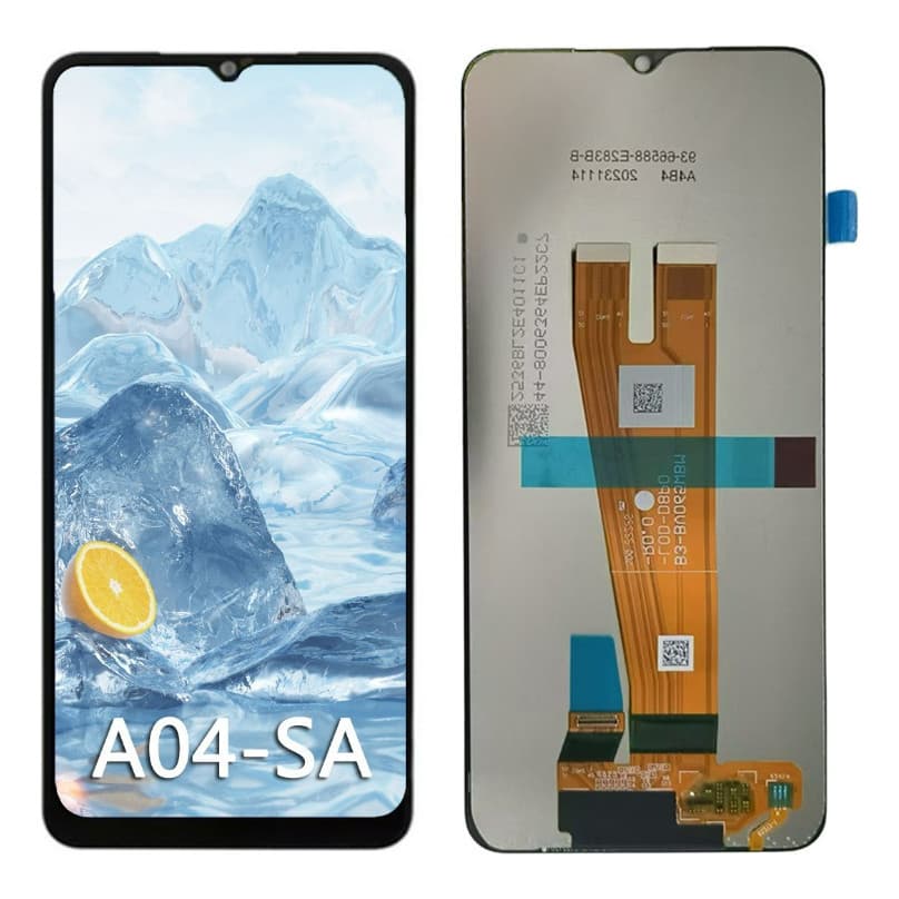 Tela Compativel Display Frontal Lcd Touch Compatível Samsung A04 S/aro + PELICULA + COLA 15ML AQUICELLBSB