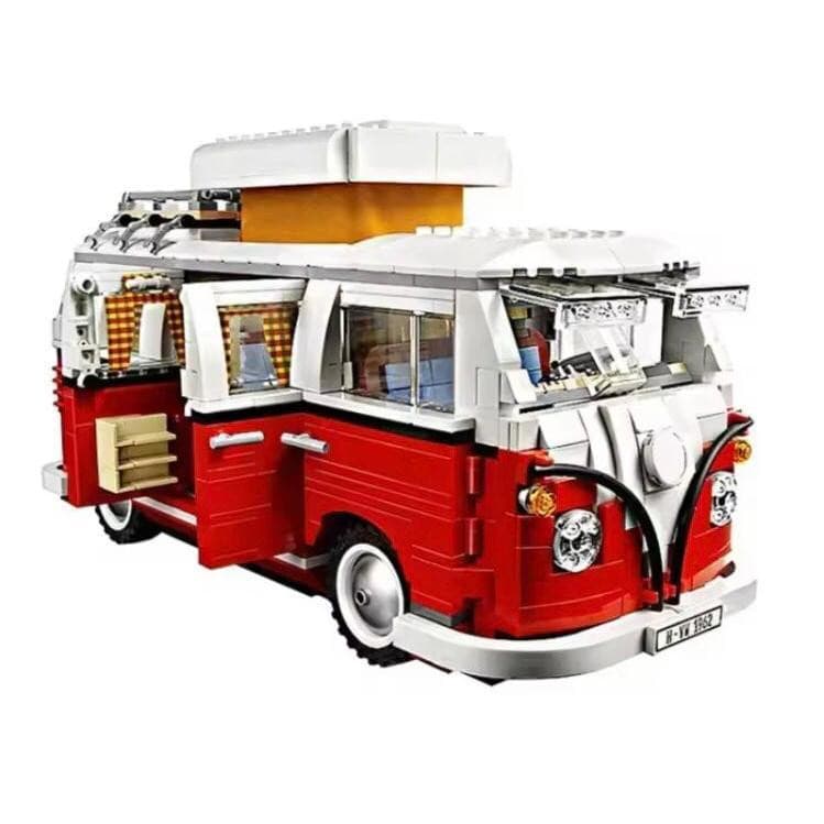 (Sem Caixa) Blocos de Montagem Lego VW T1 Kombi 1962 1334 Peças com Manual de Montagem **SEM CAIXA**