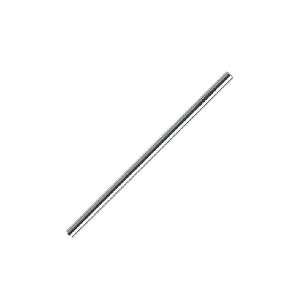 KIT com 12 Canudos Reto Em Aço Inox 21,5cm