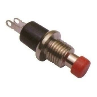 Kit 5 Peças Chave Botão Pbs-110 Push-button Na 2t Vermelha