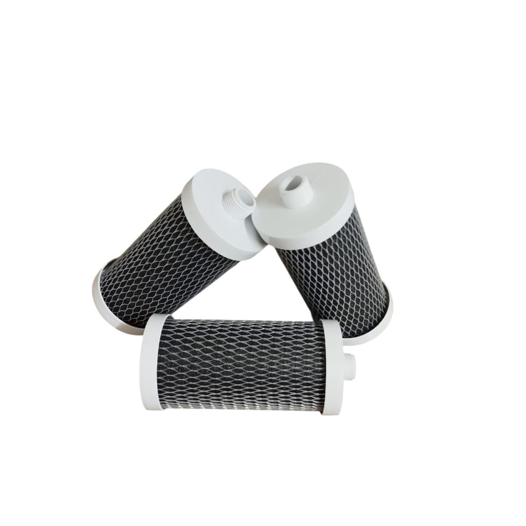 KIT 03 Vela/refil Para Filtro Igatu 446 Carbon Block Cor Preto