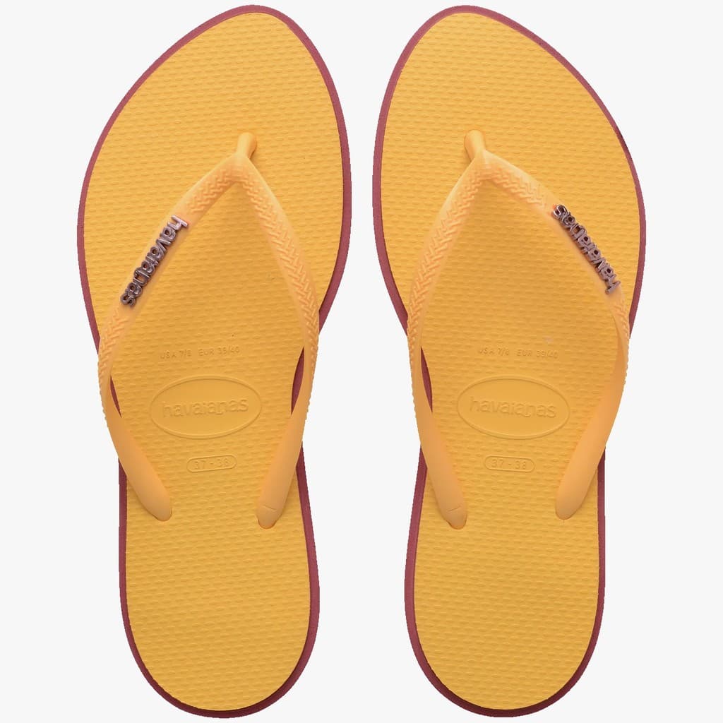 Chinelo Slim Point Amarelo Havaianas