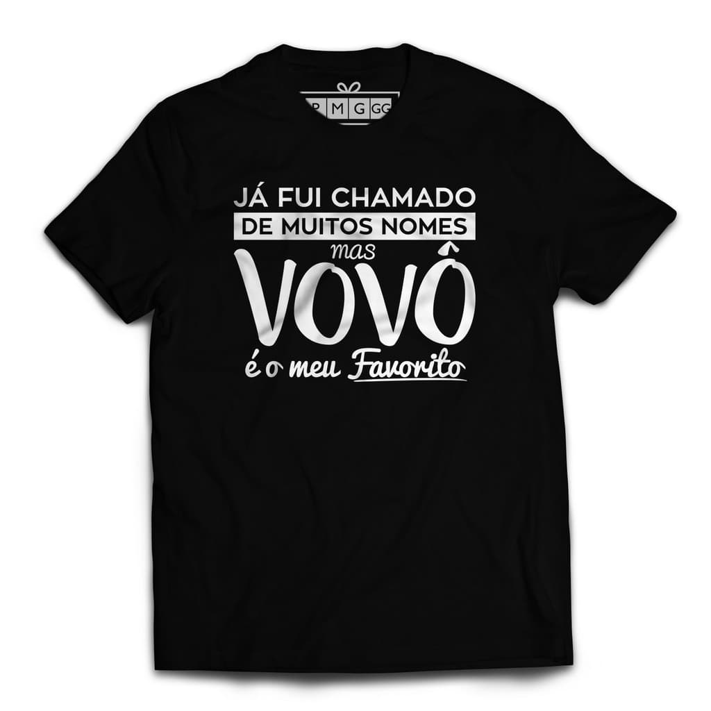 Camiseta camisa blusa já fui chamado de muitos nomes mas vovô é o meu favorito