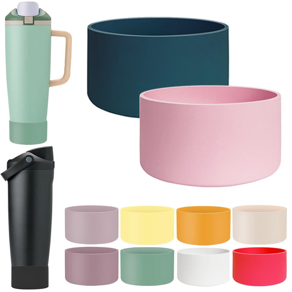 Bota De Silicone De 1 Unidade Para Garrafas E Copos Owala 30 Onças 40 FreeSip Sway-Antiderrapante , Resistente A Arranhõ