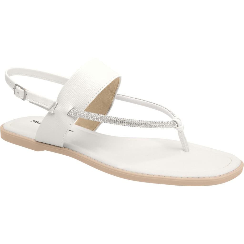 Sandália Rasteira Strass Conforto Tendência Moda 508044 Piccadilly