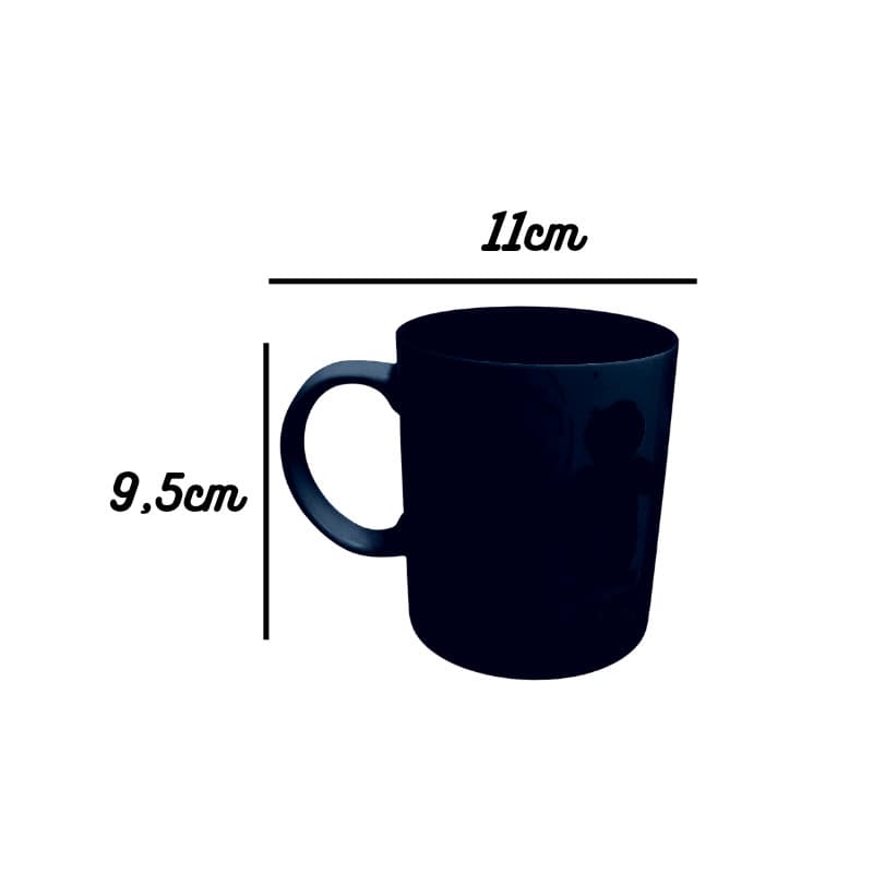 Caneca Xícara Porcelana 300mL Personalizada p/ Presente