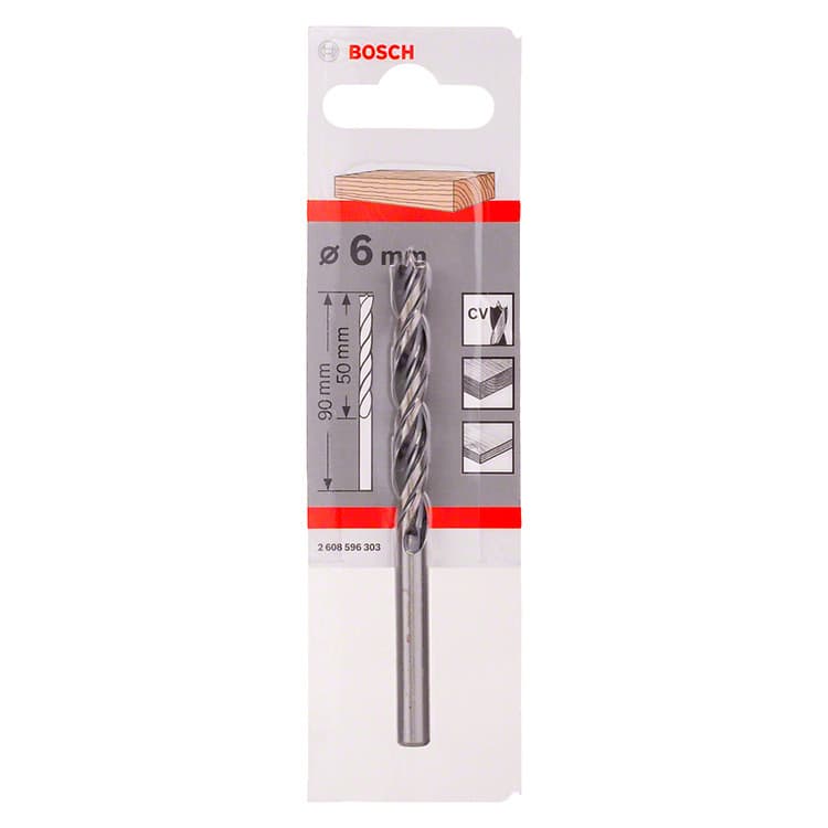 Broca para Madeira Bosch 3 Pontas 6mm