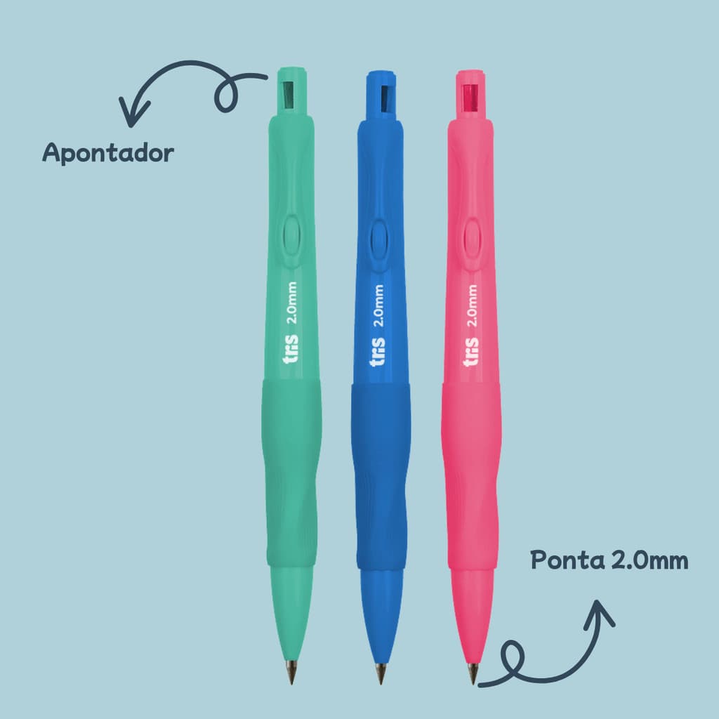 Lapiseira Recarregável Tris Balance 2.0mm com Apontador