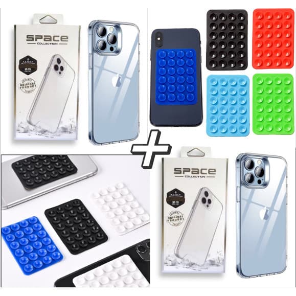 Capa Protetora Transparente Anti-impacto Para IPhone 11 12 13 14 15 16 + Suporte Dupla Telefone De Silicone Hot Sale