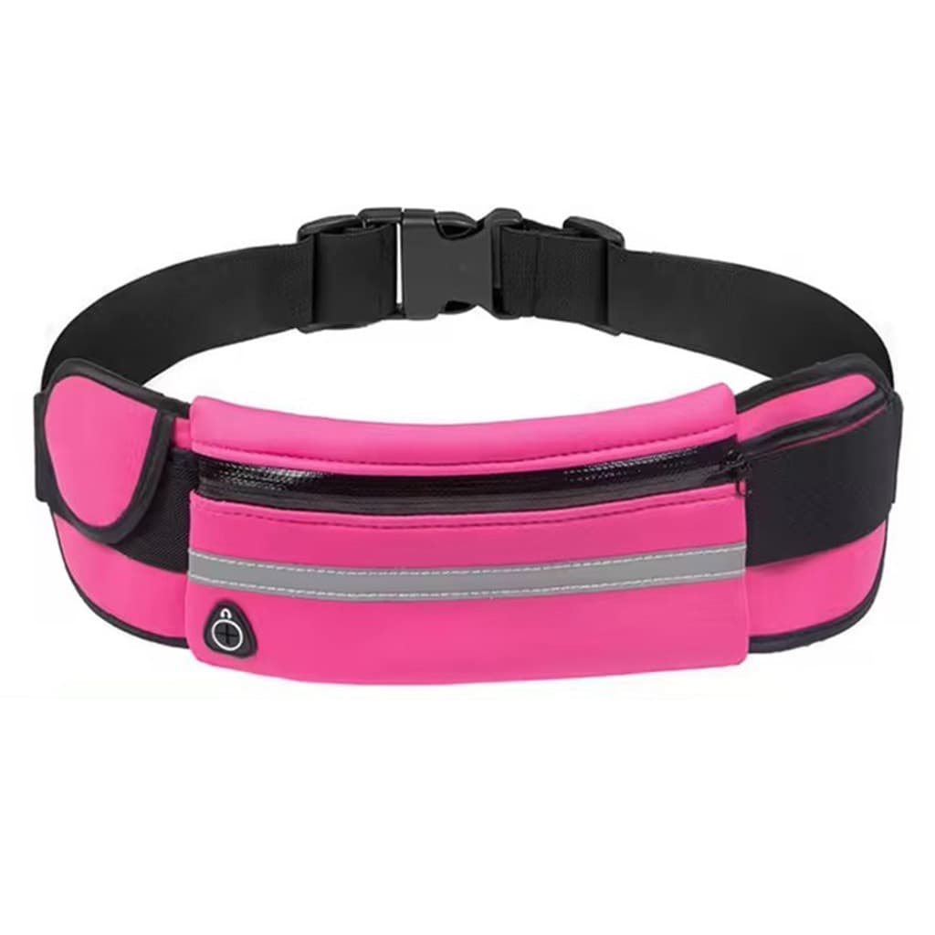 Pochete Corrida Bolsa Celular Treino Exercícios Impermeável Slim Cor:Rosa