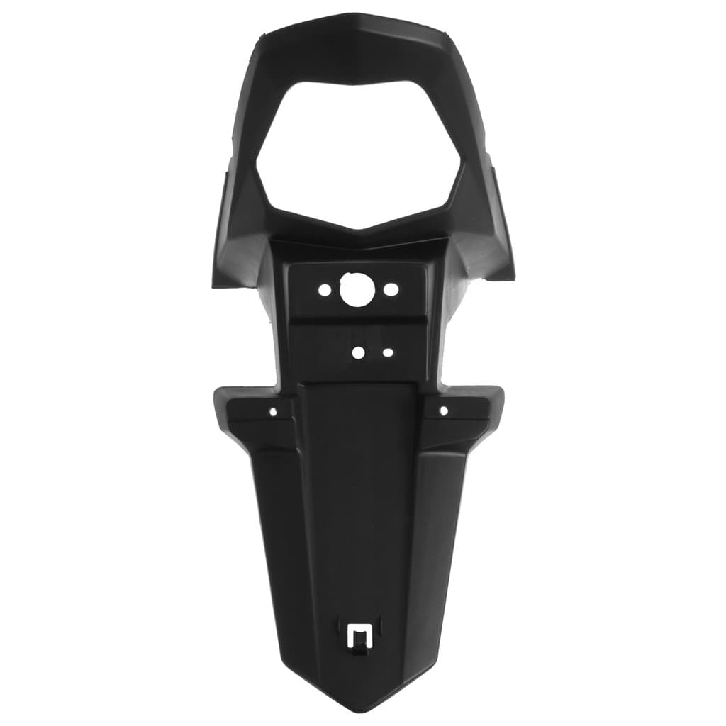 Paralama Traseiro com Suporte de Placa Cromo Forte NXR 160 Bros 2015 a 2017 Preto