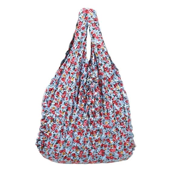 Bolsa Sacola Magica Estica Reutilizavel Grande Azul C Color