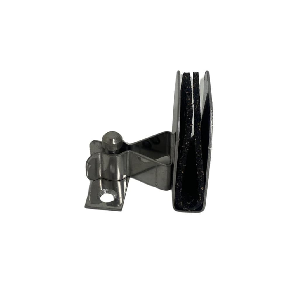 Fixador de pressão para porta de vidro cromado