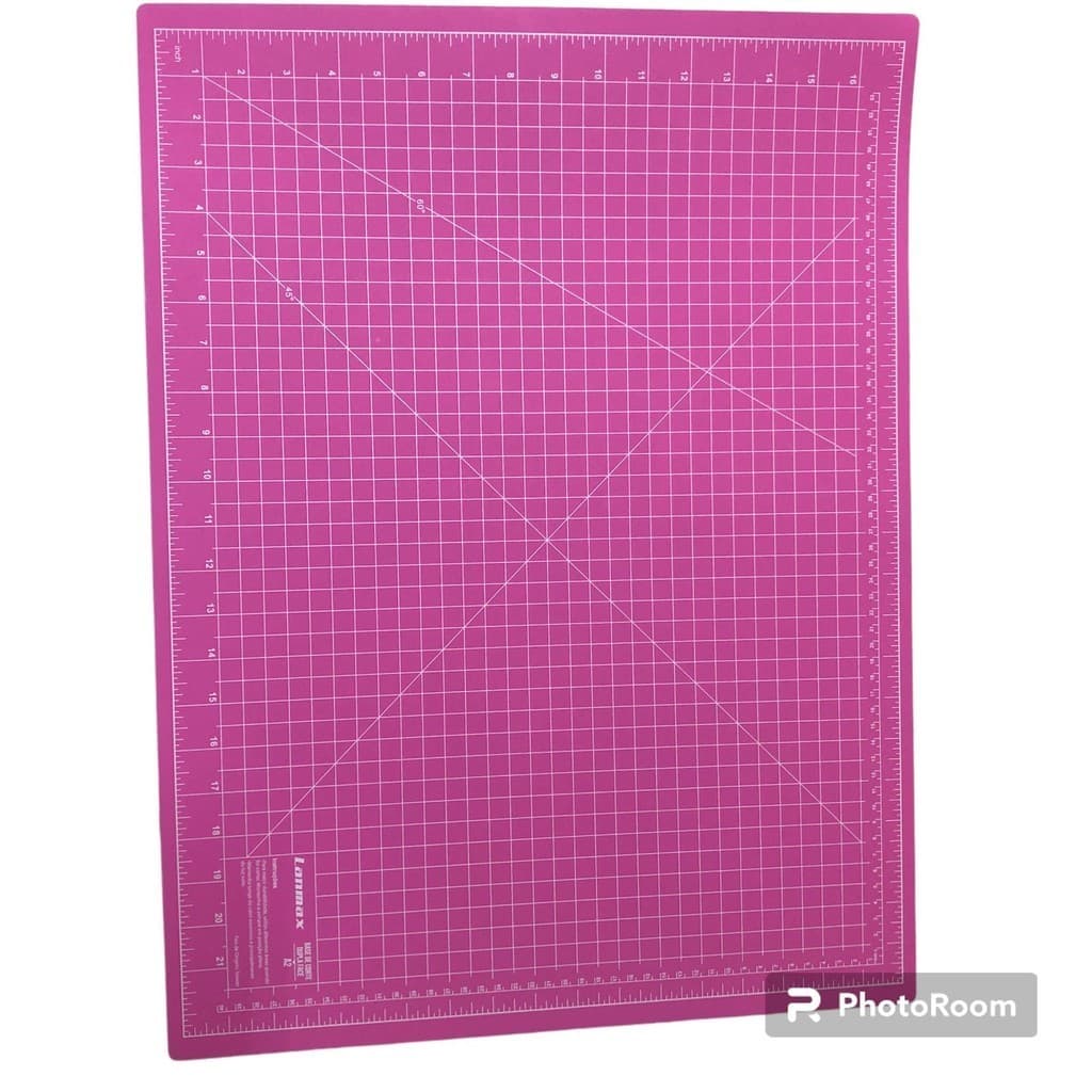 Base Corte Rosa/Verde A1/A2/A3/A4 Dupla Face - Patchwork Artesanato
