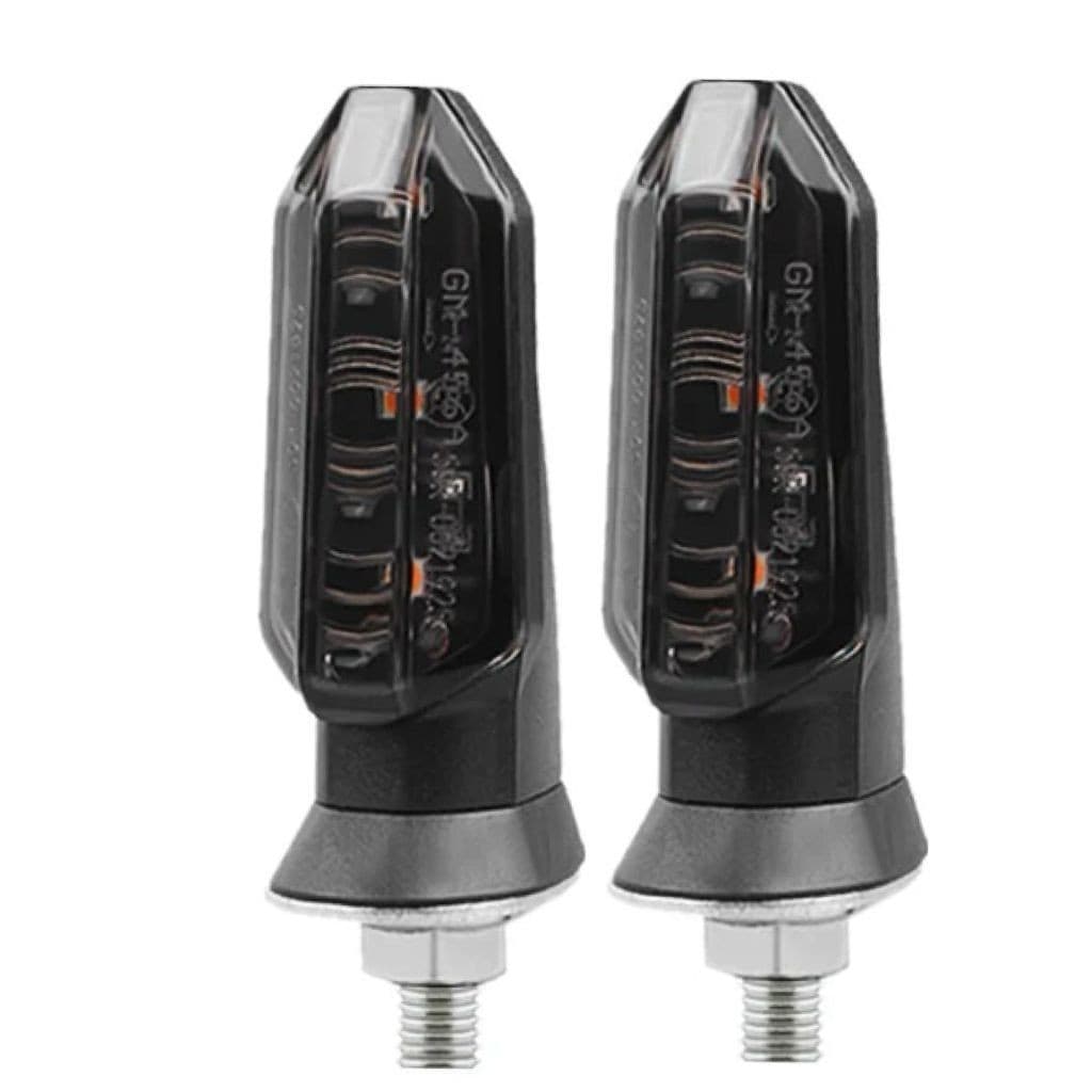Pisca Led Mini Seta Sinaleira Moto Universal Lente Fume