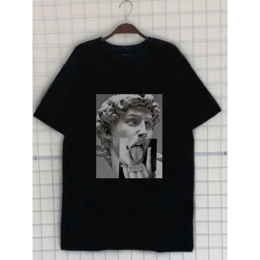 Camiseta Masculina Estatua Grecia Streetwear T-shirt Camisa Homem imperdivel