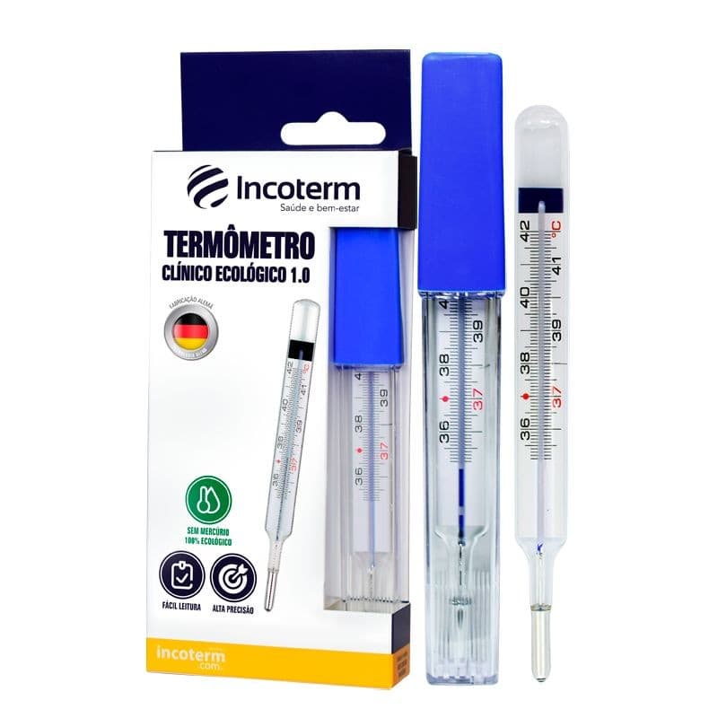 Termômetro Clinico Ecologico 1.0 Incoterm