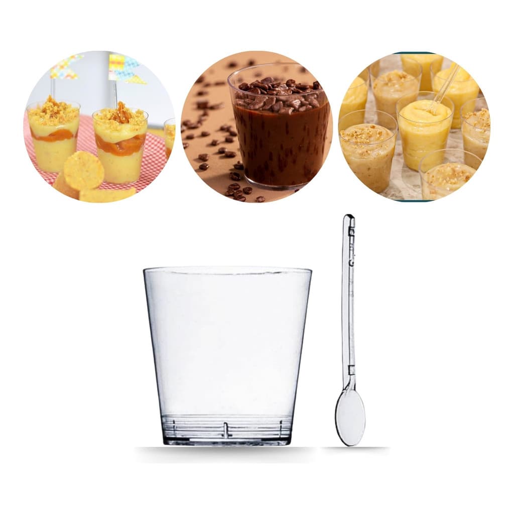 50/100/200/300/400/500 Copinho Para Brigadeiro De Colher 25ml + Colherzinha