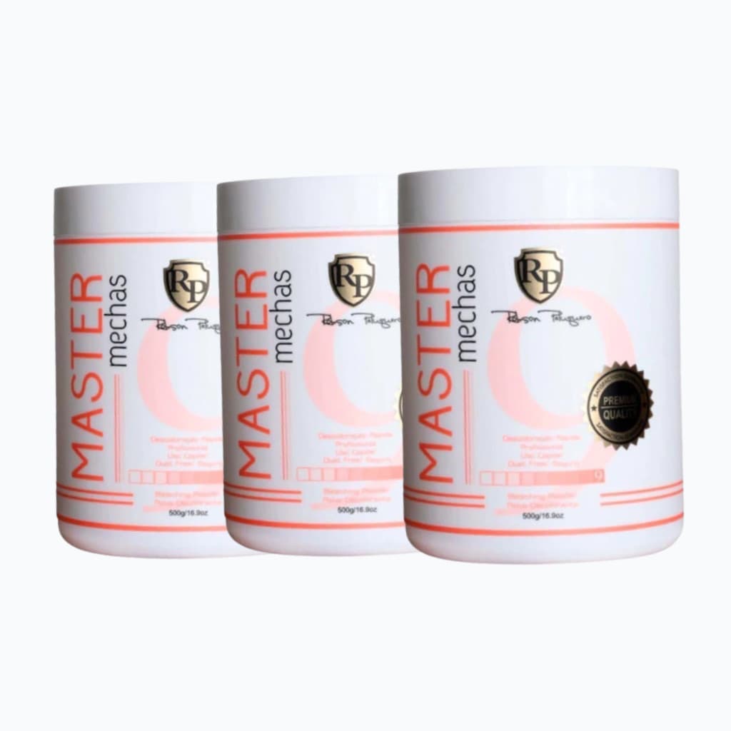 KIT 3 PO DESCOLORANTE MASTER MECHAS RP 500 G