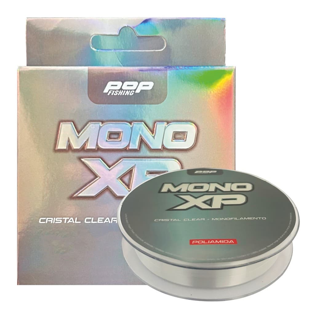 Linha Pesca Monofilamento Mono XP Cristal Clear Pop Fishing Resistente