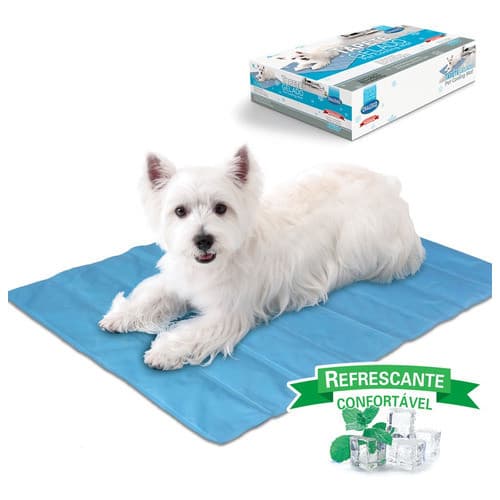 Tapete Gelado Refrescante P/ Pet Cachorro Cães G 60x90cm Chalesco