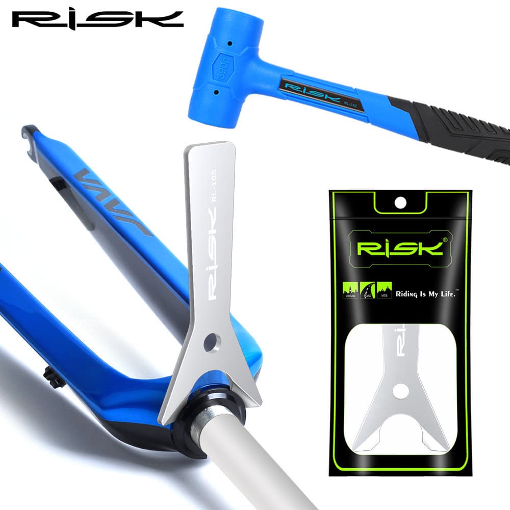 RISK Bicicleta Fone De Ouvido Base Espaçador Chave Coroa Ferramenta Remoção Corrida