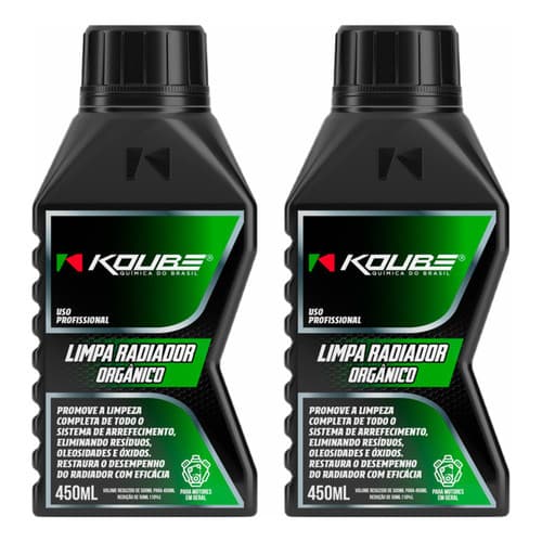 KIT 2UNI LIMPA RADIADORES ORGANICO KOUBE