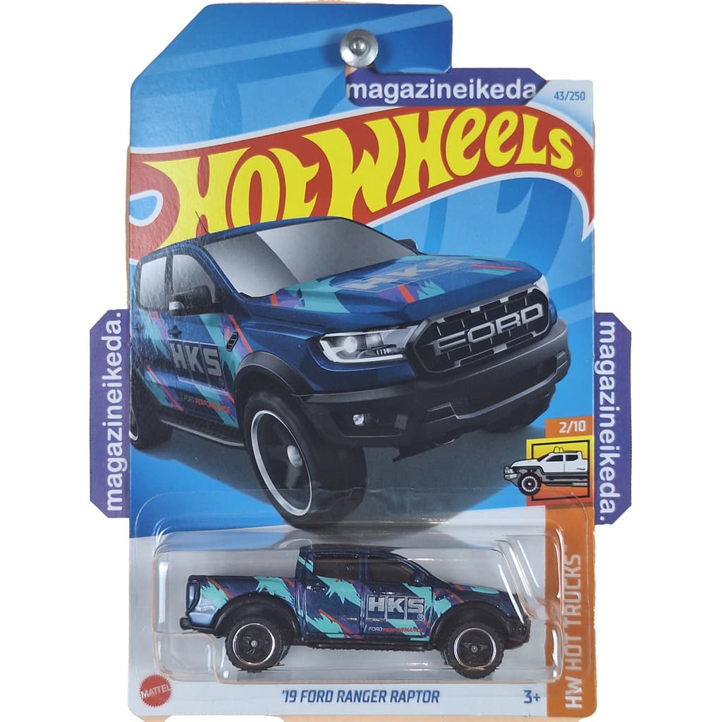 Pickup Hot Wheels '19 FORD RANGER RAPTOR HTD05 Azul Marinho HW HOT TRUCKS