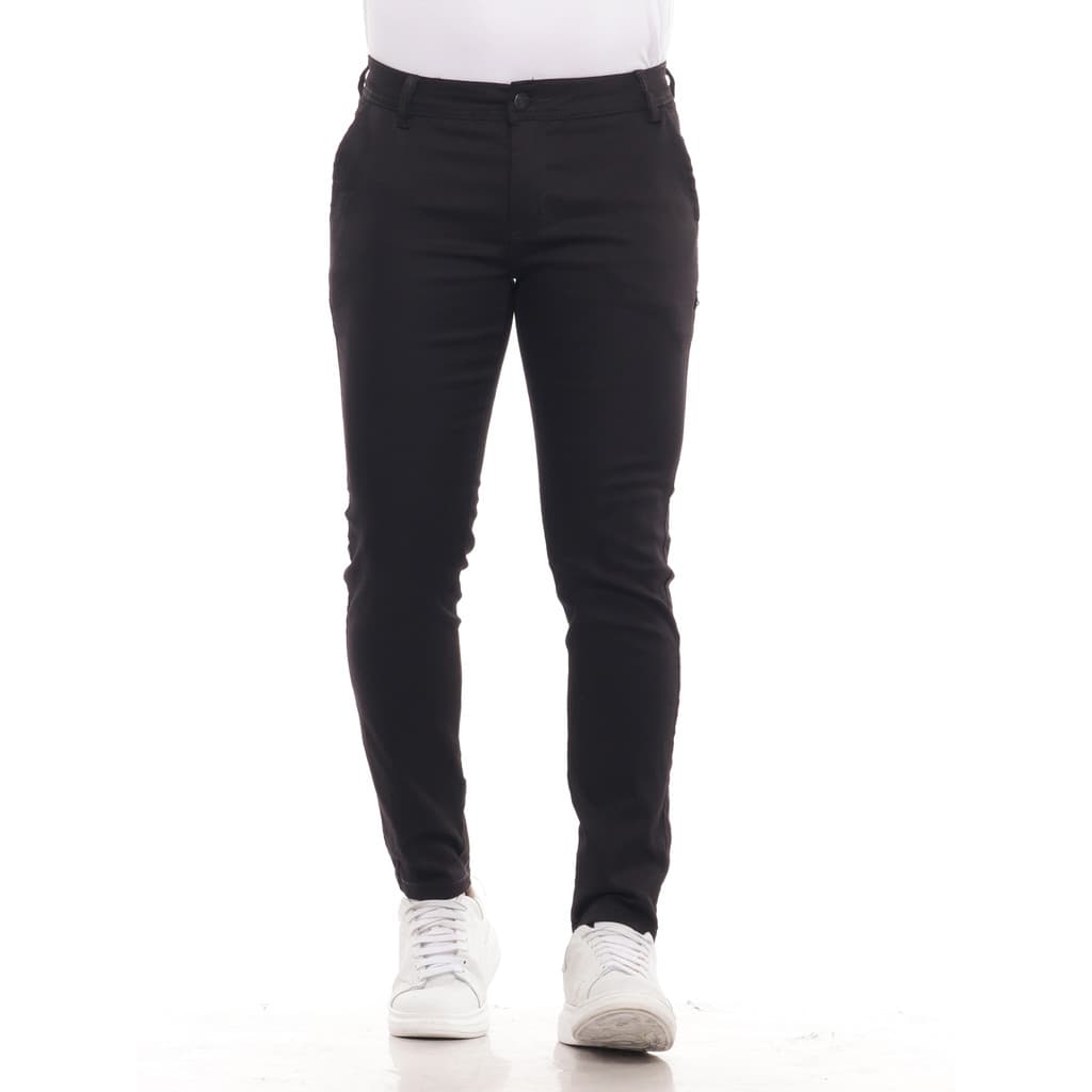 Calça masculina Alfaiataria Bolso Embutido Sarja Acetinada