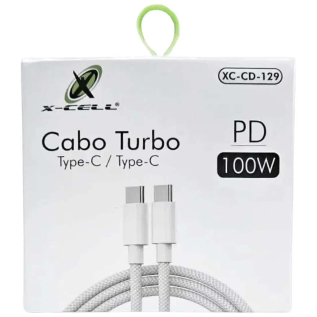 CABO DE DADOS TYPE C / TYPE C X-CELL XC-CD-129 100W