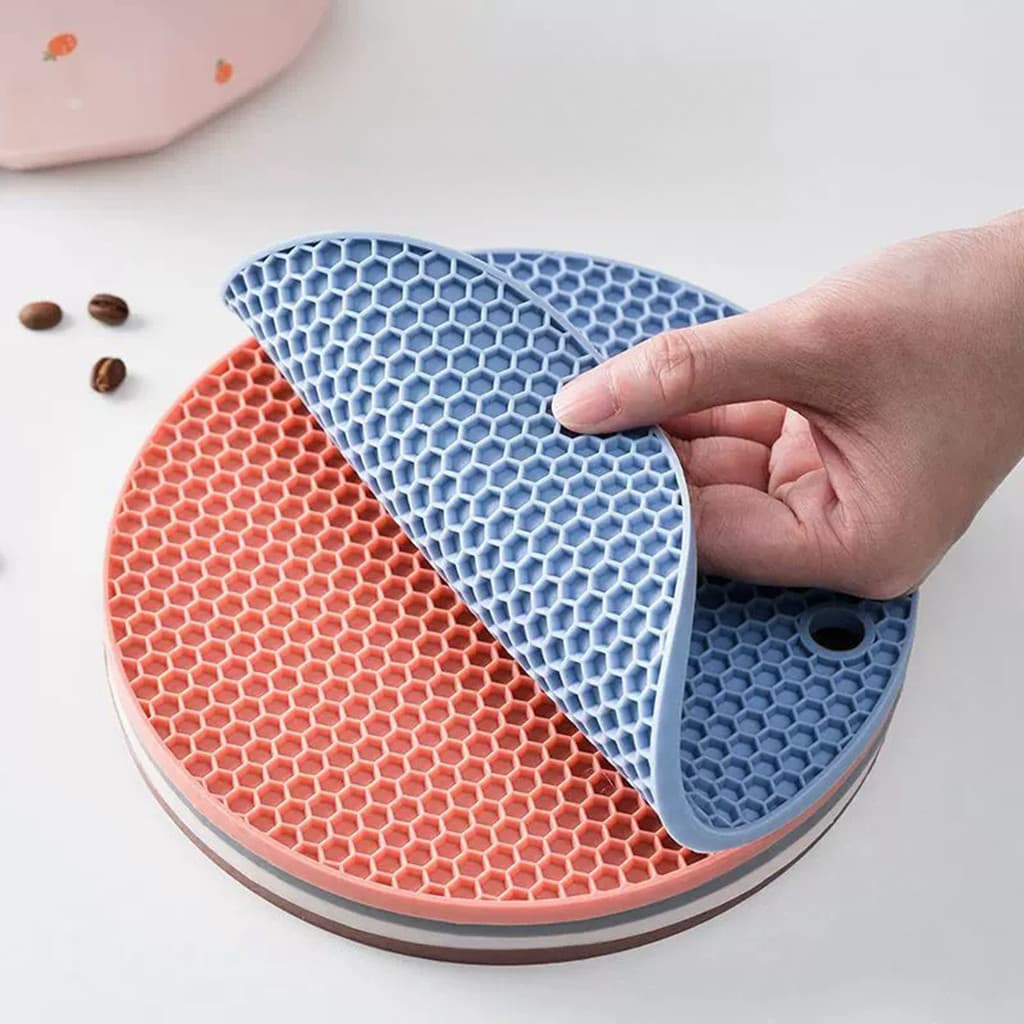 Kit 3/5/8 Descansos Panela Em Silicone Protetor Resistente