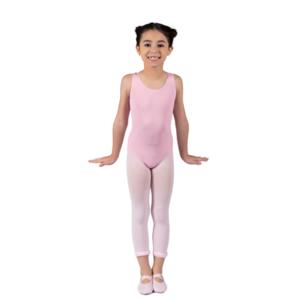 Collant Body Ballet  Regata Infantil em Helanca Evidence