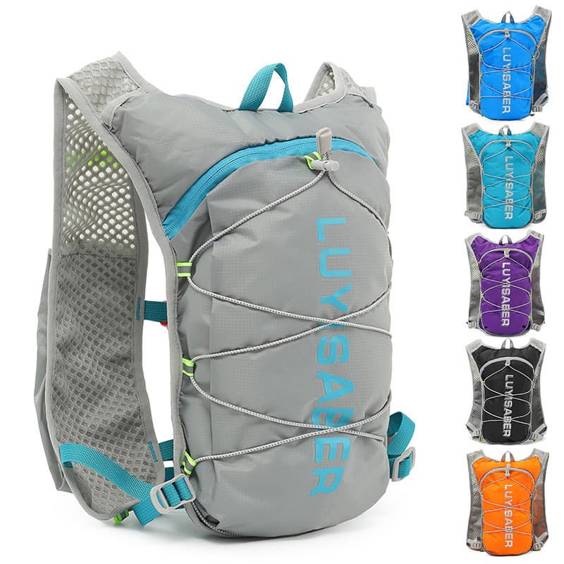 CHENXIAOHONG Mochila de Hidratação Esportiva com Tiras Reflexivas | Leve para Corrida, Ciclismo e Atividades ao Ar Livre