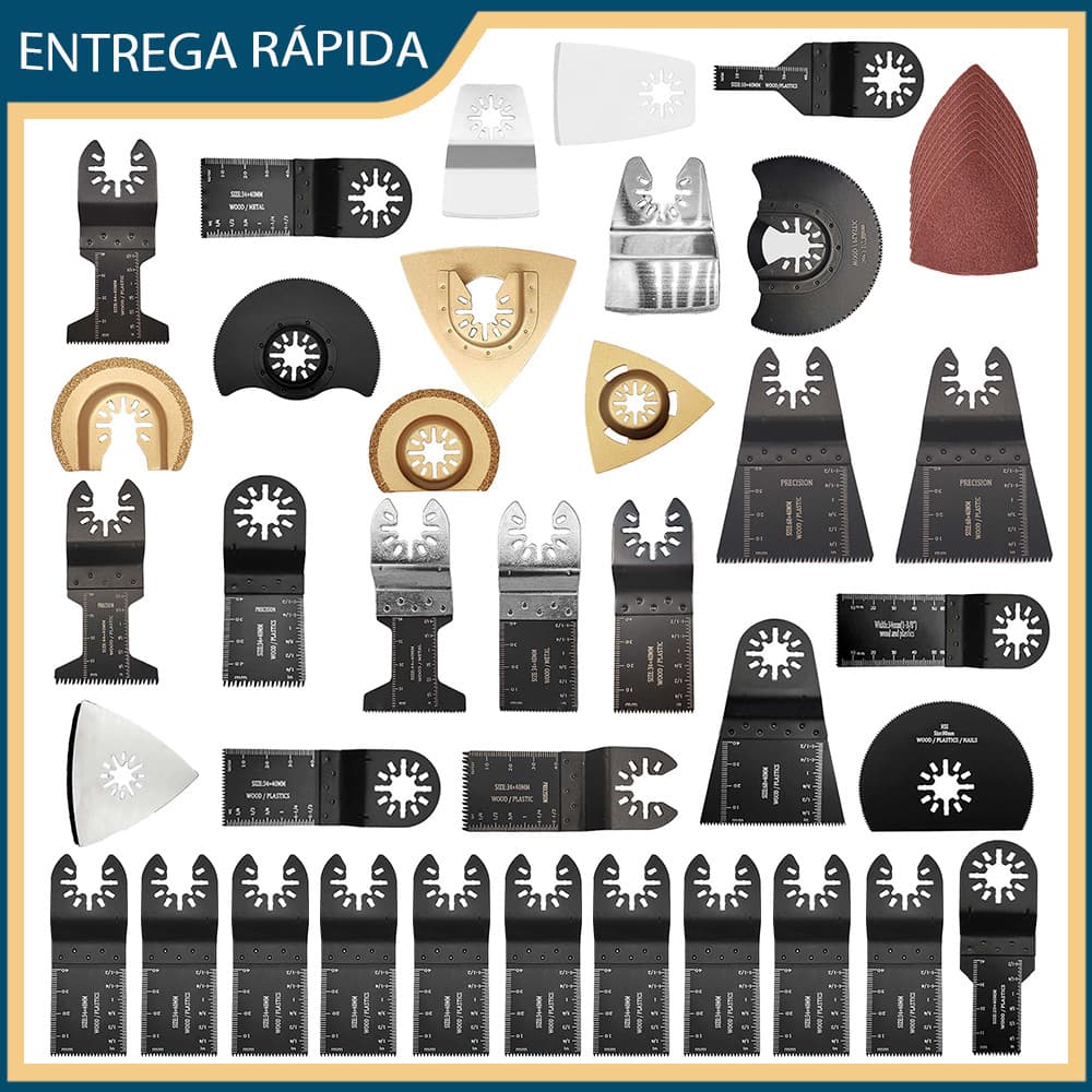 Lâmina de serra vibratória universal Lâmina de serra de libertação rápida para corte de madeira multifuncional