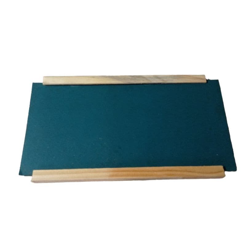 Lousa SAMARA  quadro negro em madeira 16cm x 30cm  1 giz e apagador de esponja educação infantil